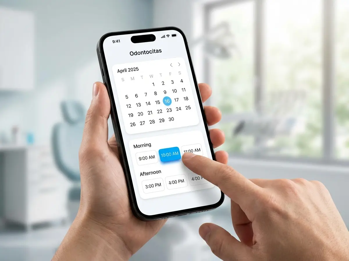 Odontocitas - Selección de Horario en Calendario Dental